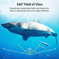 V6S Robotic Arm Underwater Drone with AI Vision Lock, QYSEA Underwater ROV with 6 Hours Dive Time, Portable Robot with 4K Camera, VR Control, 166° UWA, App Control, Depth Hold (330Ft Dive)