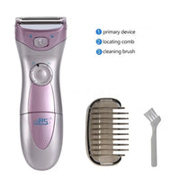 Electric Shaver for Women, Cordless Razor, Wet Dry Razor Remover Shavers & Trimmer for Ladys Legs Face Facial Hair Bikini Area Armpit Body,Purple