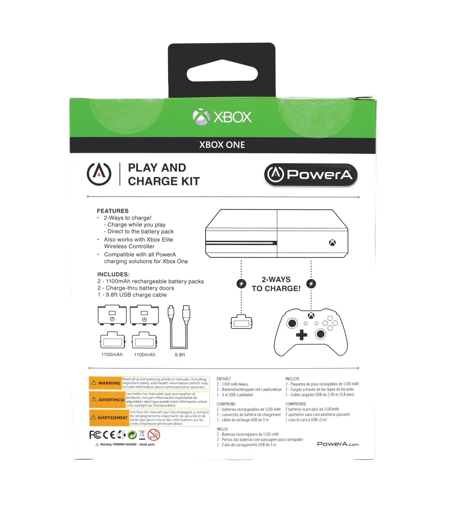 Play and Charge Kit for Xbox One